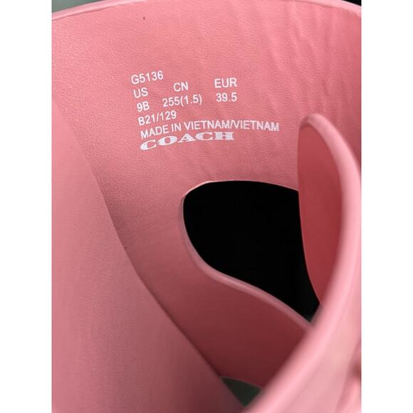 Coach G5136 Gable Leather Sandal Size 9B - Picture 8 of 11